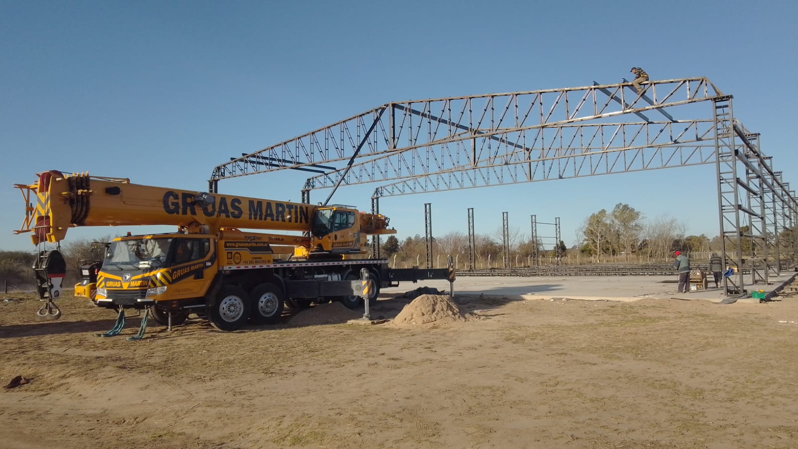 Estructura metálica para depósito logístico